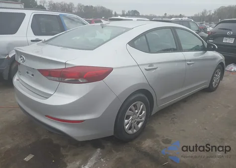 2017 Hyundai Elantra Se из США, поврежденный, VIN 5NPD74LF4HH183602